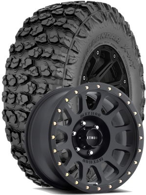 Yokohama Tire - 38x13.50R18 Geolandar X-MT on 18x9 Method Racing NV305 Black