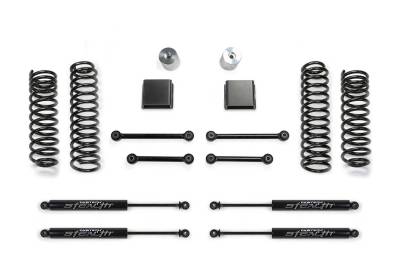 Fabtech - Fabtech K4163M 3" Sport II Lift System w/Stealth Shocks - Jeep Gladiator