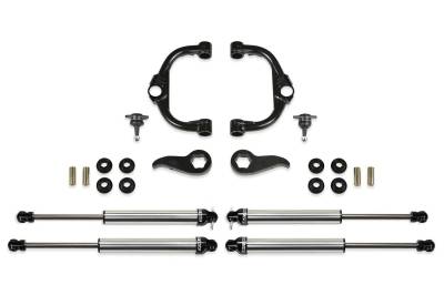 Fabtech - Fabtech K1157DL Uniball UCA Lift System w/Shocks - 2020> GM 2500 HD