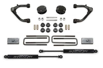 Fabtech - Fabtech K1129M Uniball Lift System w/Shocks - 2019>2020 GM 1500