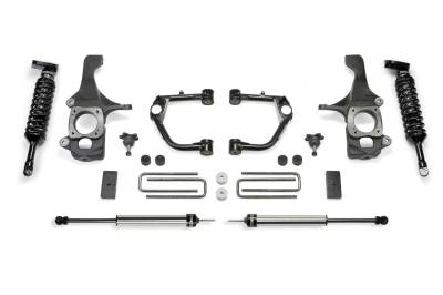 Fabtech - Fabtech K7073DL Uniball UCA Lift System w/Shocks - 2016-19 TOYOTA TUNDRA 4WD TRD PRO