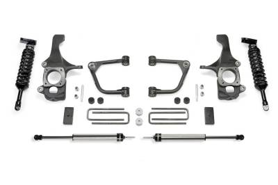 Fabtech - Fabtech K7075DL Uniball UCA Lift System w/Shocks - 2016-19 TOYOTA TUNDRA 4WD TRD PRO