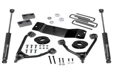 Superlift - Garage Sale - Superlift 3.5 inch Lift Kit - 2014-2018 Chevy Silverado and GMC Sierra 4WD with ALUMINUM or STAMPED STEEL Control Arms ONLY - with SR Rear Shocks