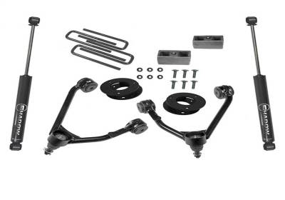 Superlift - Garage Sale - Superlift 3.5 inch Lift Kit - 2007-2016 Chevy Silverado and GMC Sierra 2WD with CAST Steel Control arms - with SR Rear Shocks