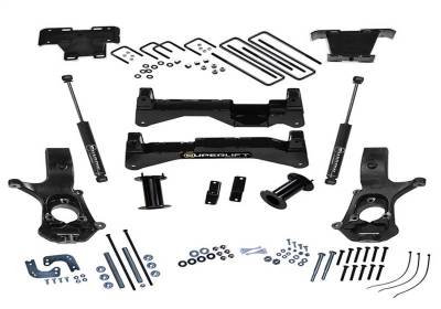 Superlift - Garage Sale - Superlift 8 inch Lift Kit - 2014-2018 Chevy Silverado and GMC Sierra 2WD with Aluminum or Stamp Steel Control Arms - with SR Rear Shocks