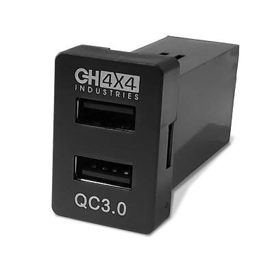 CH4x4 - CH4X4 Quick Charge 3.0 Small Dual USB Power Socket for Toyota