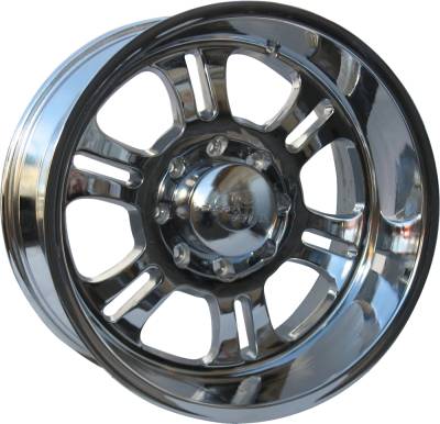 Desert Rattler Wheels - 17x10 DESERT RATTLER RATON CHROME 6-135