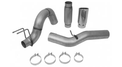 Dynomax - Dynomax 39492 Ultra Flo Cat-Back Exhaust System - Ford F250 2008-2010 6.4L w/DPF