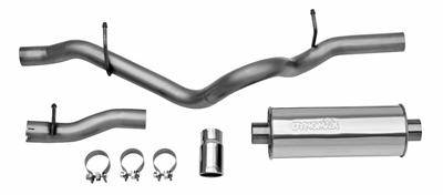Dynomax 39464 Ultra Flo Cat-Back Exhaust System - Jeep Wrangler JK 2 Door 2007-2011