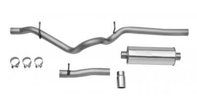 Dynomax - Dynomax 39523 Ultra Flo Cat-Back Exhaust System - Jeep Wrangler JK 4 Door 2012-2018
