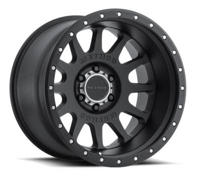Method Racing Wheels - 20x12 Method MR605 NV - 8x6.5  4.5"BS - MATTE BLACK