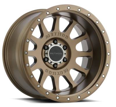 Method Racing Wheels - 20x12 Method MR605 NV - 8x6.5  4.5"BS - METHOD BRONZE