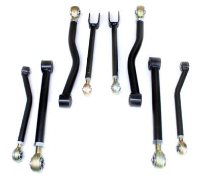 Tera-Flex Suspension - Teraflex JK  Alpine Adjustable Front & Rear Long FlexArms for 3-6 in. Lift