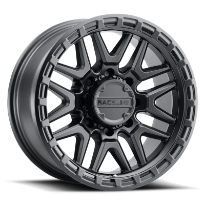 Raceline Wheels - 18X9 Raceline 953B-Krank Satin Black 5X150 5.71"BS