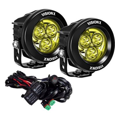 Vision X Lighting - 3.7" CG2 Multi-LED Light Cannon Kit With Selective Yellow Lens