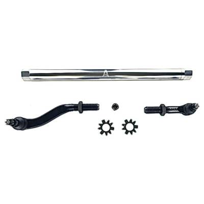 Apex Chassis - Apex Chassis Jeep JL / JT 2.5 Ton Extreme Duty Yes Flip Drag Link Assembly in Polished Aluminum Fits 18-24 Jeep Wrangler 19-24 Gladiator Fits