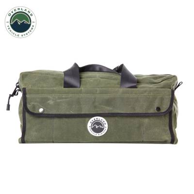 Overland Vehicle Systems - Small Duffle Bag With Handle And Straps - #16 Waxed Canvas
