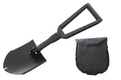 Overland Vehicle Systems - OVS Recovery  Multi Functional Military Style Utility Shovel with Nylon Carrying Case