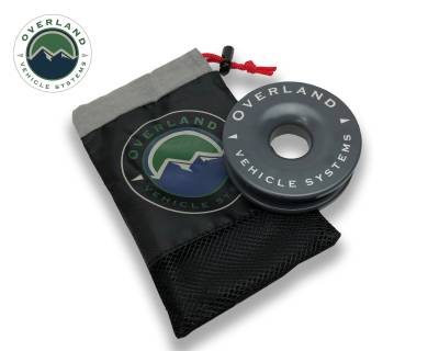 Overland Vehicle Systems - OVS Recovery Recovery Ring 4.00" 41,000 lb. Gray With Storage Bag