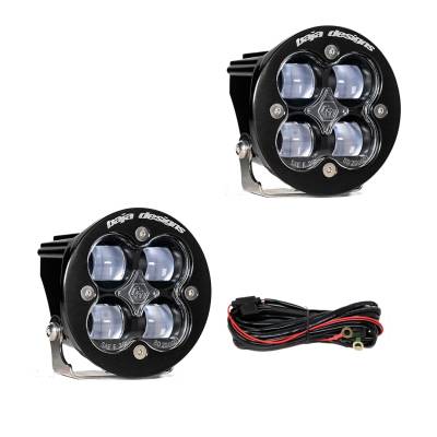 Baja Designs - Baja Designs Squadron-R SAE Pair LED Spot Clear