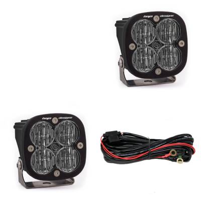 Baja Designs - Baja Designs Squadron SAE Fog Lights Pair LED Wide Cornering