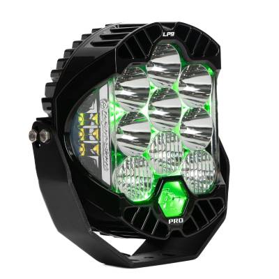 Baja Designs - Baja Designs LP9 Pro LED Auxiliary Light Pod Light Pattern Driving/Combo Green Backlight
