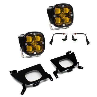 Baja Designs - Baja Designs Silverado Fog Pocket for 19-Up Silverado 1500/2500/2500 HD FPK SAE Amber