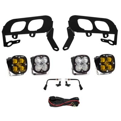 Baja Designs - Baja Designs Silverado 1500 Fog Pocket Kit 14-15 FPK, SAE Amber W/C & Sport D/C