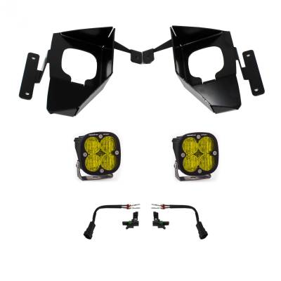 Baja Designs - Baja Designs Silverado 16-18 FPK Squadron Sport W/C Amber