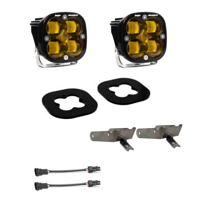Baja Designs - Baja Designs Ford Super Duty (11-16) Fog Pocket Kit SAE Amber