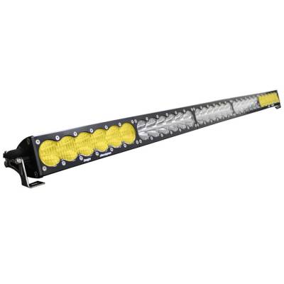 Baja Designs - Baja Designs 50 Inch LED Light Bar Amber/Wide Wide Dual Control Pattern OnX6 Series