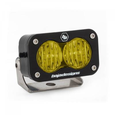 Baja Designs - Baja Designs LED Light Wide Cornering Pattern Amber S2 Pro
