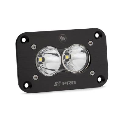 Baja Designs - Baja Designs LED Light Work/Scene Pattern Clear Black S2 Pro