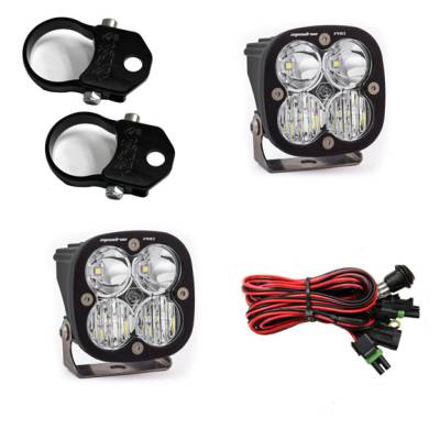 Baja Designs - Baja Designs LED Light Pods Kit W/Vertical Mounts 1.75 Inch Harness Squadron Pro