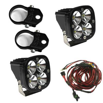 Baja Designs - Baja Designs LED Light Pods Kit W/Vertical Mounts 2.00 Inch Harness Squadron Pro