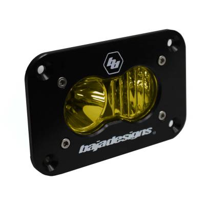 Baja Designs - Baja Designs S2 Sport LED Driving/Combo Amber Flush Mount