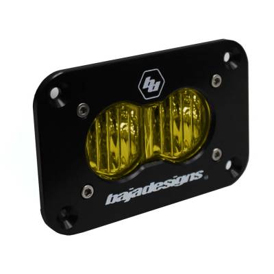 Baja Designs - Baja Designs S2 Sport LED Wide Cornering Amber Flush Mount