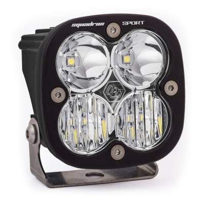 Baja Designs - Baja Designs LED Light Pod Wide Cornering Pattern Clear Black Squadron Sport