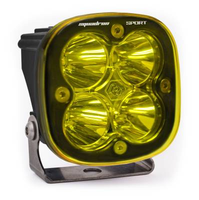 Baja Designs - Baja Designs LED Light Pod Spot Pattern Clear Amber Black Squadron Sport