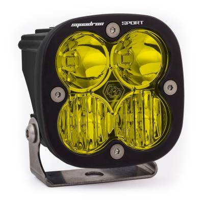 Baja Designs - Baja Designs LED Light Pod Driving/Combo Pattern Amber Black Squadron Sport