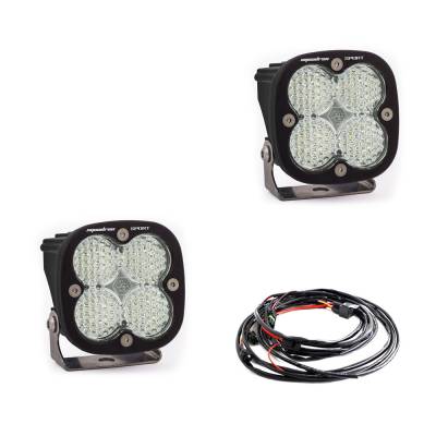 Baja Designs - Baja Designs LED Light Pods Clear Lens Work/Scene Pair Squadron Sport