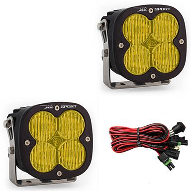 Baja Designs - Baja Designs LED Light Pods Amber Lens Wide Cornering Pattern Pair XL Sport Series
