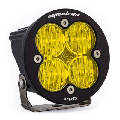 Baja Designs - Baja Designs LED Light Pod Amber Lens Wide Cornering Pattern Each Squadron R Pro