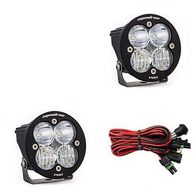 Baja Designs - Baja Designs LED Light Pods Clear Lens Driving/Combo Pair Squadron R Pro