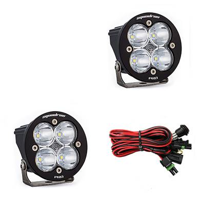Baja Designs - Baja Designs LED Light Pods Clear Lens Work/Scene Pair Squadron R Pro