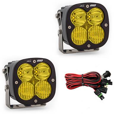 Baja Designs - Baja Designs LED Light Pods Amber Lens Driving Combo Pattern Pair XL80 Series