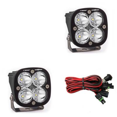 Baja Designs - Baja Designs LED Light Pods Clear Lens Spot Pair Squadron Racer Edition
