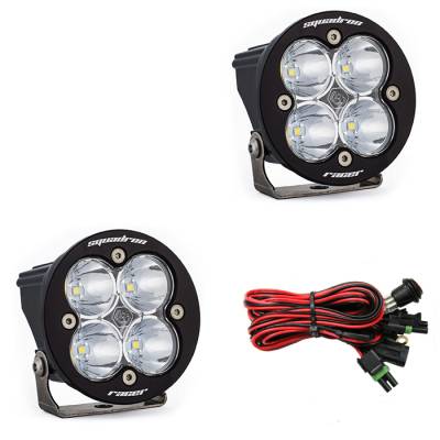 Baja Designs - Baja Designs LED Light Pods Clear Lens Spot Pair Squadron R Racer Edition