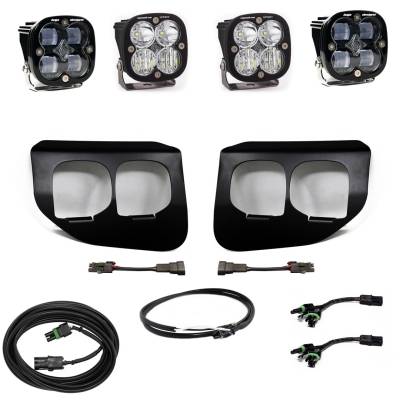 Baja Designs - Baja Designs Ford Super Duty (20-22) Fog Lights Dual FPK SAE/Sport DC w/Upfitter