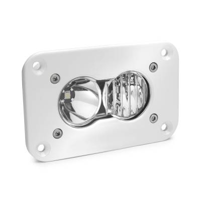 Baja Designs - Baja Designs LED Work Light Flush Mount Clear Lens Driving Combo Pattern White S2 Pro